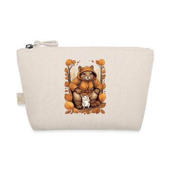 Cute squirrel with mouse - Organic Pouch - nature - Front