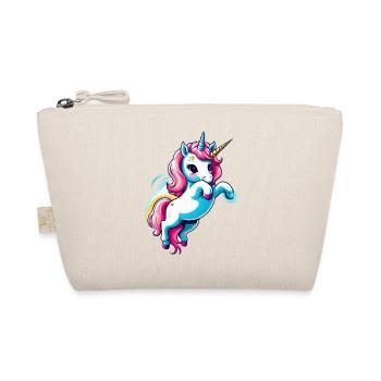 Licorne Einhorn Kawaii - Bio-Täschchen - Natur - Vorne