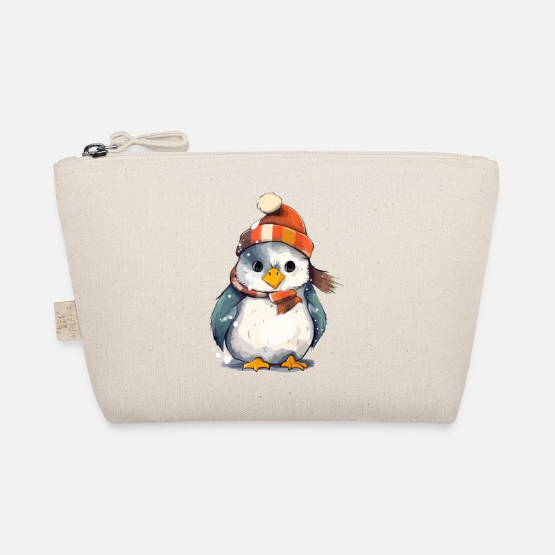 Oki the Christmas Penguin Organic Pouch