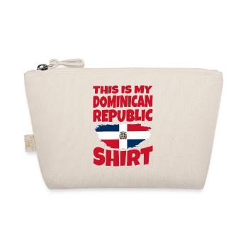 Dominikanische Republik | Dominikaner Geschenkidee - Bio-Täschchen - Natur - Vorne