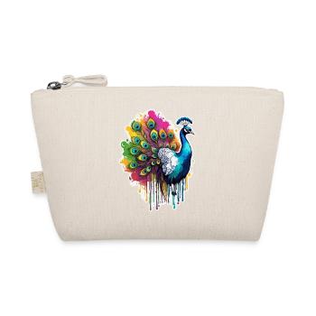 Peacock / Animal / Zoo / Plumage / Natural Beauty - Organic Pouch - nature - Front
