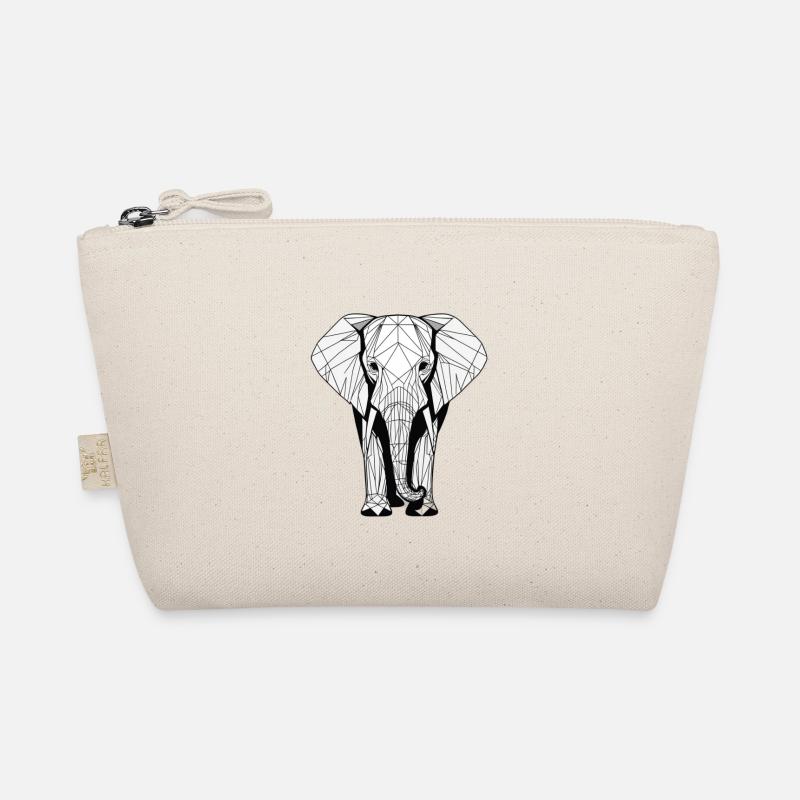 Modern elephant Organic Pouch