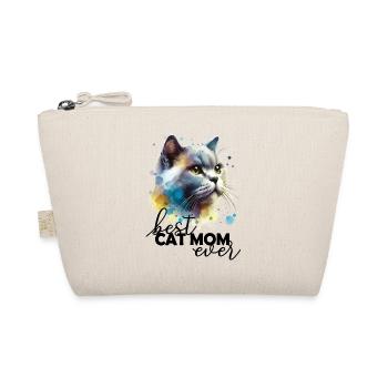 Best Cat Mom Ever - Organic Pouch - nature - Front