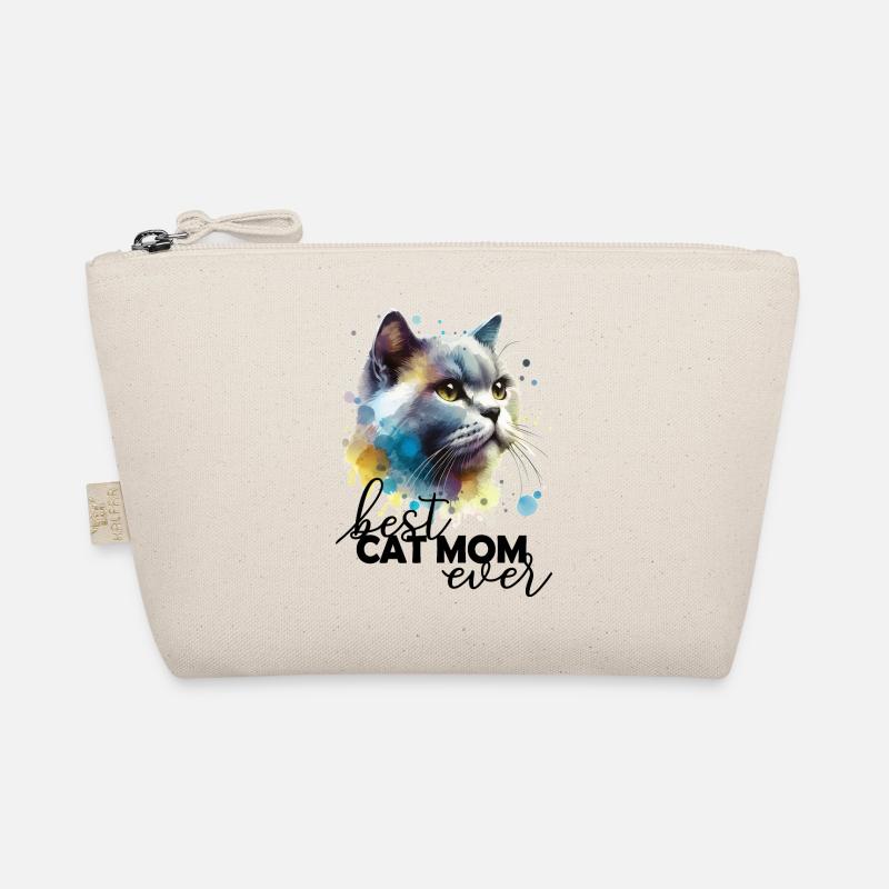 Beste Katzenmama Ever Bio-Täschchen