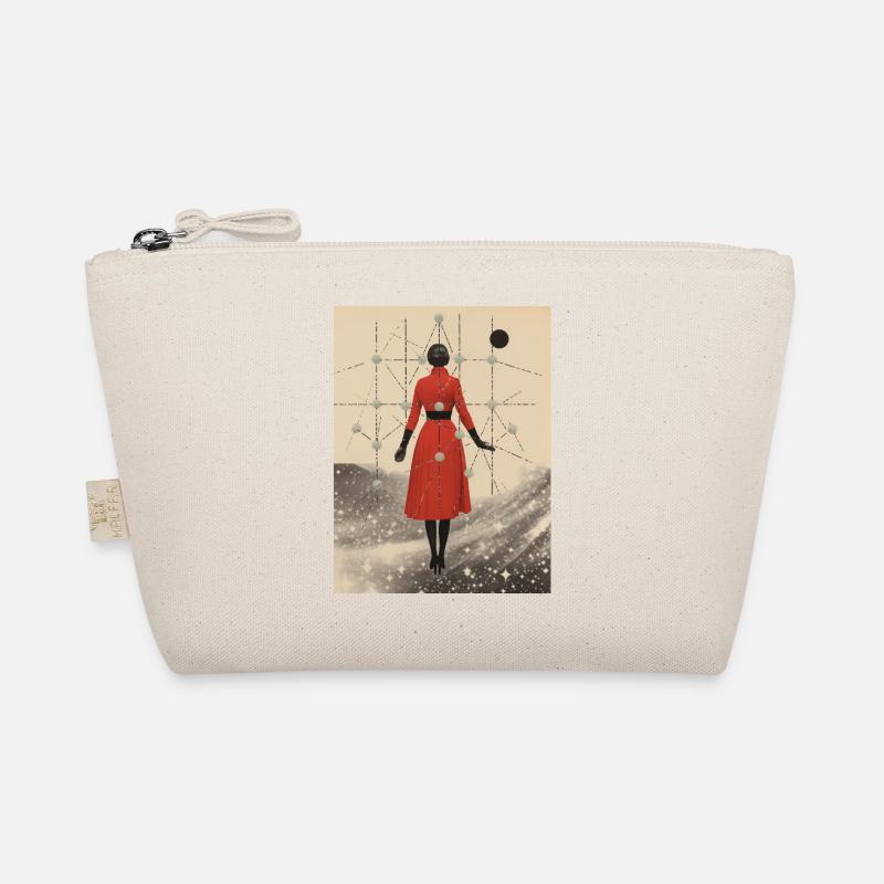 Schneestrahl-Collage Bio-Täschchen