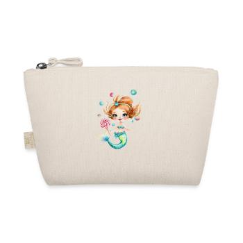 Petite sirène avec sucette - Trousse biologique - nature - Devant