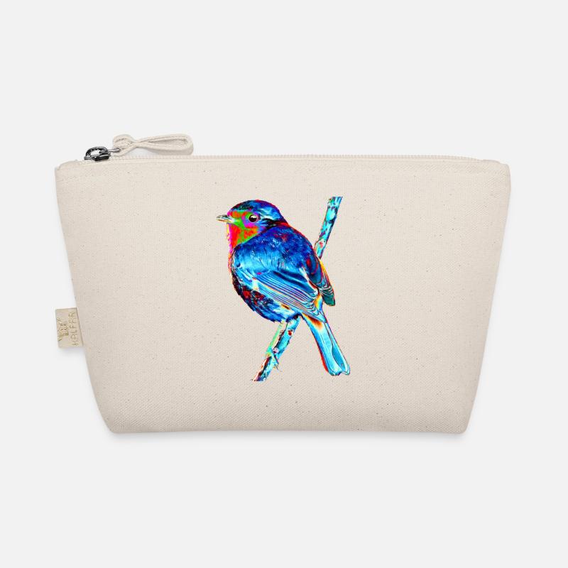 Ein bunter Vogel für den Tag, A732162 Bio-Täschchen