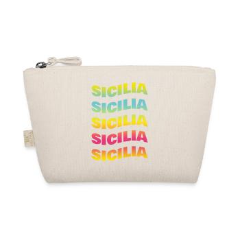 t-shirt Sicilia onda t-shirt idée cadeau - Trousse biologique - nature - Devant