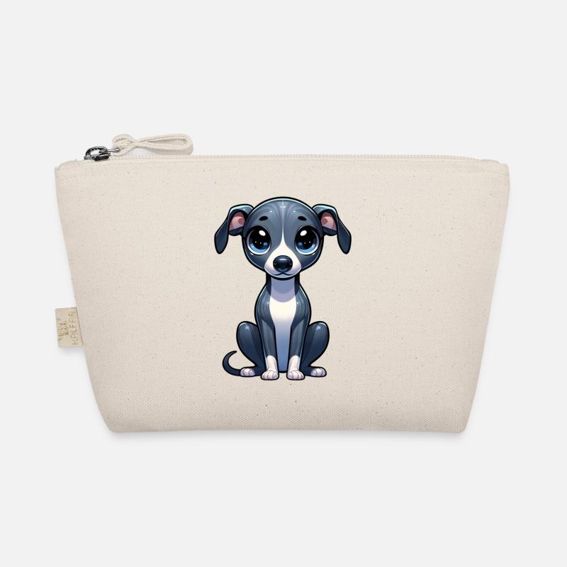 Illustration numérique de mignon Whippet Trousse biologique