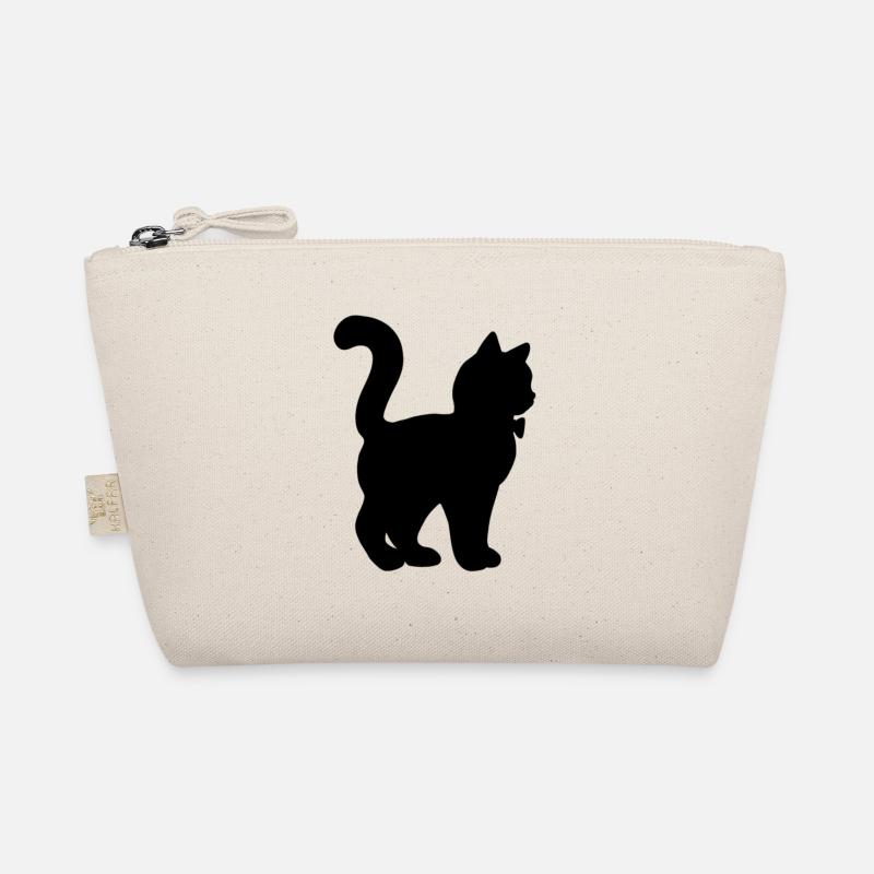 Gentleman-Katze - Bio-Täschchen - Natur
