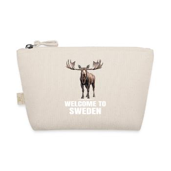 Sweden Swedish moose best animal antlers deer deer - Organic Pouch - nature - Front