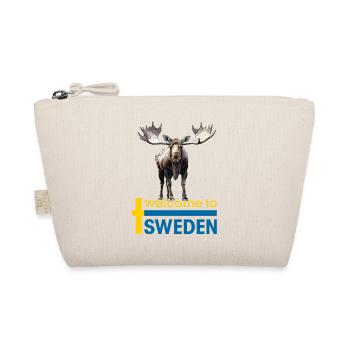 Sweden Swedish moose best animal antlers deer deer - Organic Pouch - nature - Front