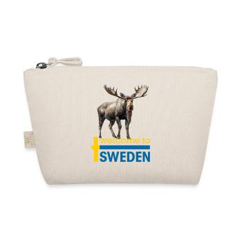 Sweden Swedish moose best animal antlers deer deer - Organic Pouch - nature - Front