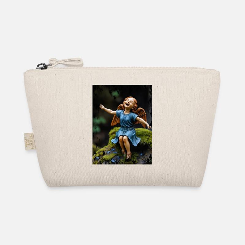 Lachender Engel Bio-Täschchen