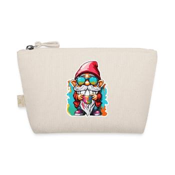 Garden Gnome / Fairyland / Leprechaun / Gnome / Logo - Organic Pouch - nature - Front