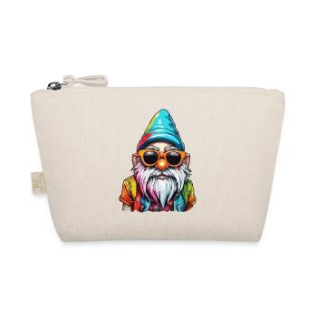 Garden Gnome / Fairyland / Leprechaun / Gnome / Logo - Organic Pouch - nature - Front