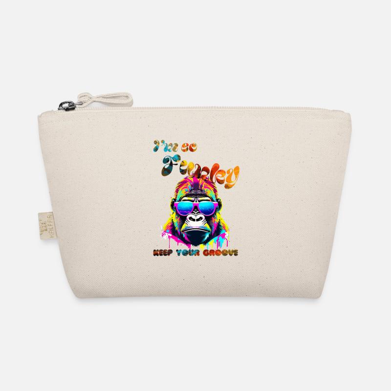 Ich bin so funky. Behalte deinen Groove. Gorilla Bio-Täschchen