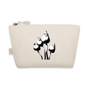 Mushroom cats with hats - Organic Pouch - nature - Front