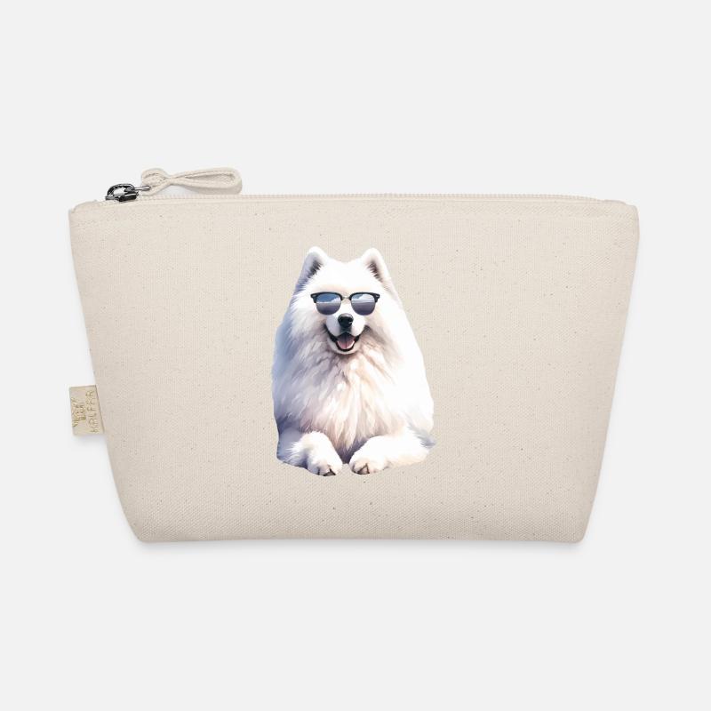 Samojeden Hund Geschenke Niedlicher Samojeden Hund Grafik Bio-Täschchen