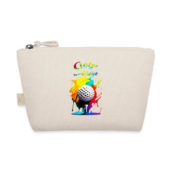 Golf addict - Organic Pouch - nature - Front