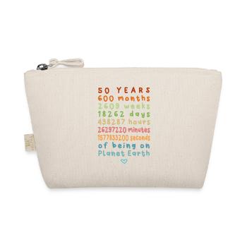 50 Years Anniversary - Organic Pouch - nature - Front