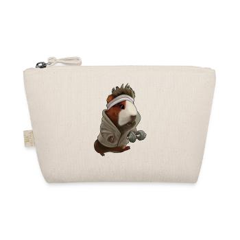Guinea Pig Sport Design – Funny & Cute - Organic Pouch - nature - Front