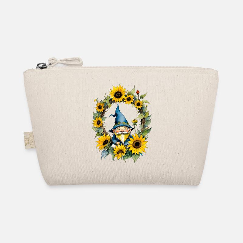 Sonnenblumen-Gnom Bio-Täschchen