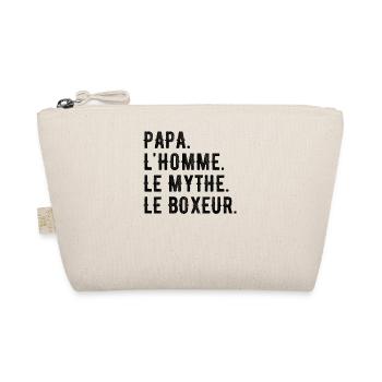DAD, THE MAN, THE MYTH, THE BOXER - Organic Pouch - nature - Front