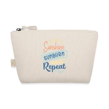 Sunshine Sunburn Sunset Repeat - Organic Pouch - nature - Front