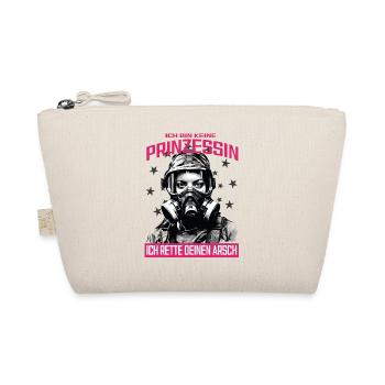 Firefighter Princess T-Shirt - Organic Pouch - nature - Front