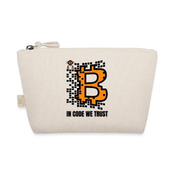 Bitcoin Krypto Kryptowährung Geschenkidee Crypto - Bio-Täschchen - Natur - Vorne
