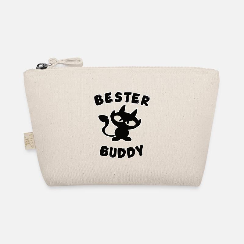 cooles bester Buddy Design mit Teufelchen Bio-Täschchen