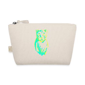 Tiger lion cat cats wild animals leopard - Organic Pouch - nature - Front