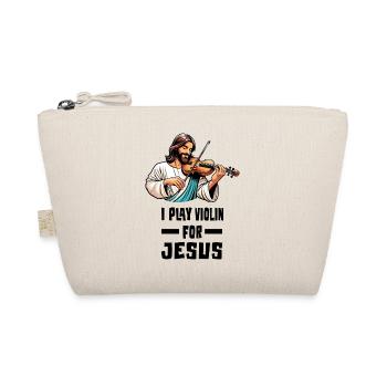 Je joue du violon pour Jésus - Trousse biologique - nature - Devant