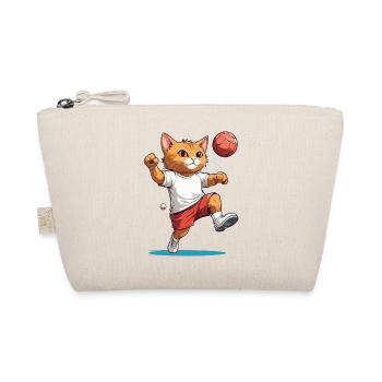 Mignon Handball Chat Ball Sports Design Streetwear - Trousse biologique - nature - Devant