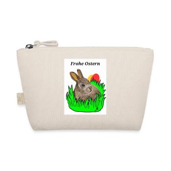 EG Bunny I Animal I Easter Bunny I Holiday I Gift - Organic Pouch - nature - Front