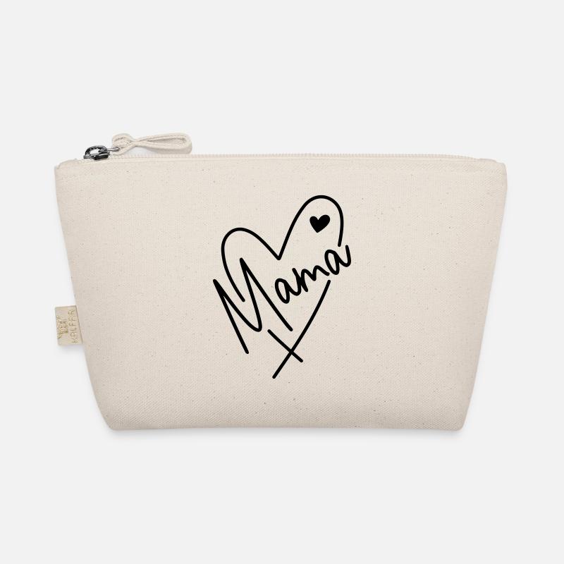 Mama Herz Mutter Kind Liebe Muttertag Geschenk Bio-Täschchen