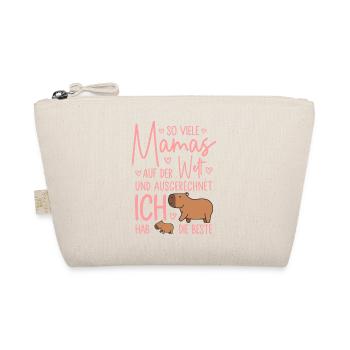 So viele Mamas Beste Mama Baby Muttertag Geschenk - Bio-Täschchen - Natur - Vorne