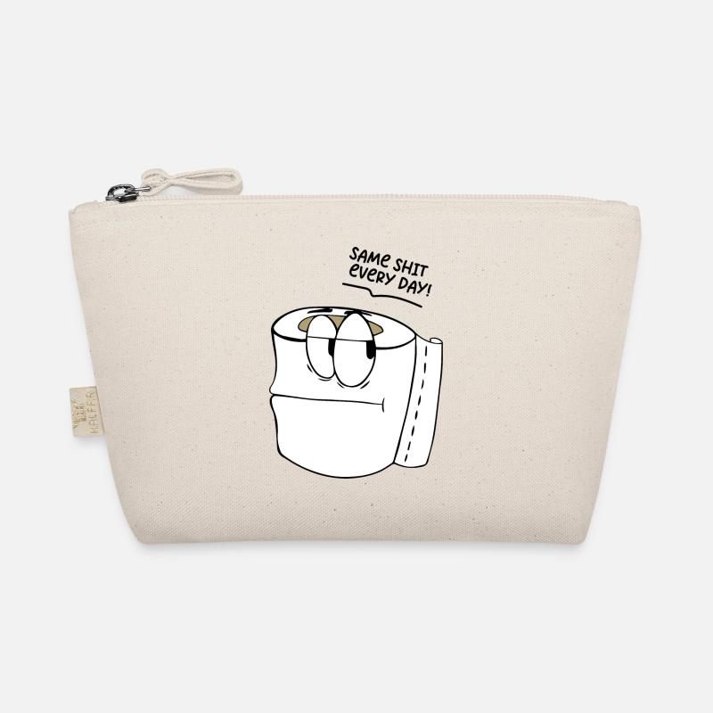 Lustiger Spruch Same shit every day ! Bio-Täschchen
