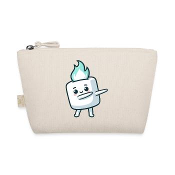 Süßer Marshmallow Dabbing Zucker Comic - Bio-Täschchen - Natur - Vorne