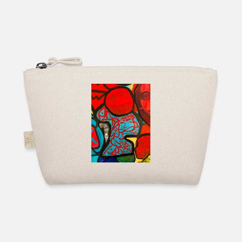 Kunstvolles Design - Bio-Täschchen - Natur