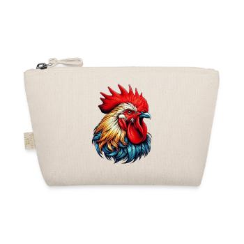 Rooster Hen - Organic Pouch - nature - Front