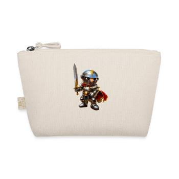 Ritter #lovely toons - Bio-Täschchen - Natur - Vorne