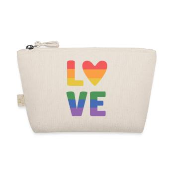 Mois de la fierté LGBT - Love is Love - Trousse biologique - nature - Devant