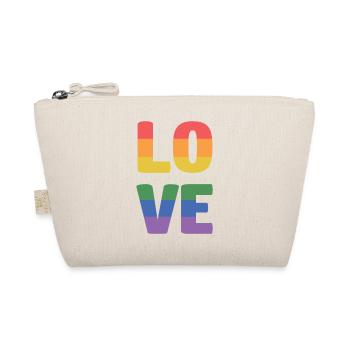 Mois de la fierté LGBT - Love is Love - Trousse biologique - nature - Devant