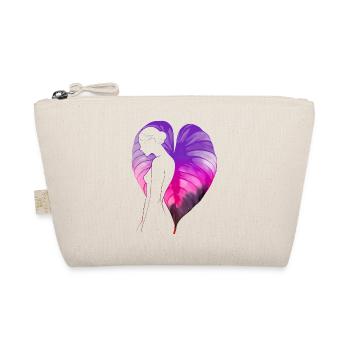 Flowers Women girl fashion design art female style - Organic Pouch - nature - Front