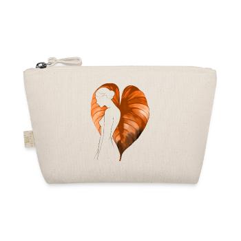 Flowers Women girl fashion design art female style - Organic Pouch - nature - Front
