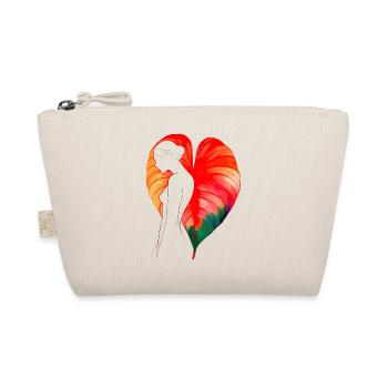 Flowers Women girl fashion design art female style - Organic Pouch - nature - Front