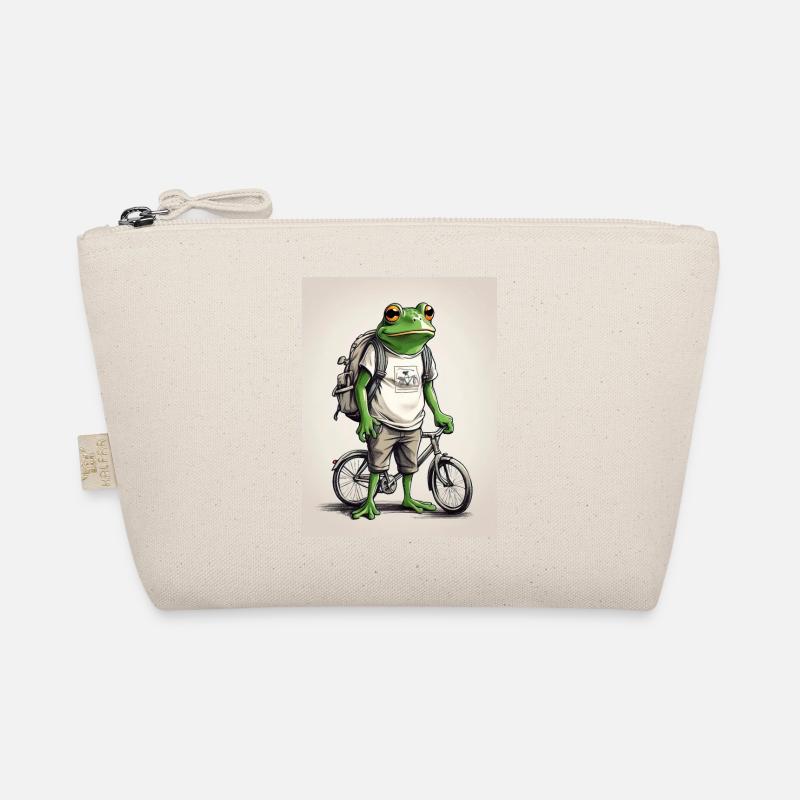 Grenouille sur un vélo Trousse biologique