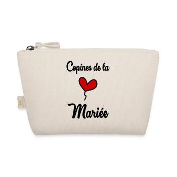 WEDDING. BRIDE-TO-BE. Bachelorette party. TEAM. TEAM MARIEE - Organic Pouch - nature - Front